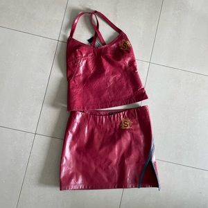COPY - Diesel Lab Leather Set - Mini Skirt + Top